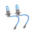 Лампа автомобильная галогеновая H3, 12V, 55Вт, PK22s, 4000К, SUPER WHITE +30%, XENITE - 2 шт - Артикул 1007044_XNI