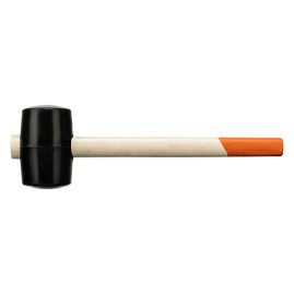 Киянка деревянная ручка чёрная резина 450г 111505