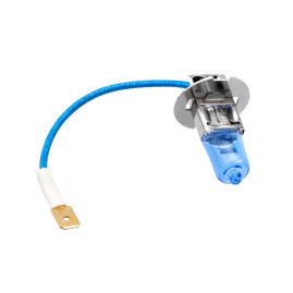 Лампа автомобильная галогеновая H3, 12V, 55Вт, PK22s, 5000К, ATLAS AVS - 2 шт