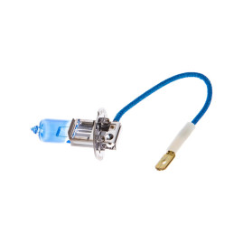 Лампа автомобильная галогеновая H3, 12V, 55Вт, PK22s, 5000К, ATLAS AVS - 2 шт