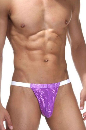 Мужские кружевные трусы с открытыми ягодицами - Артикул 357644