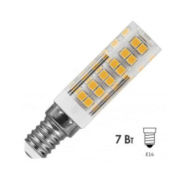 Лампа светодиодная для холодильника Е14 7Вт 6400К (дневной свет)