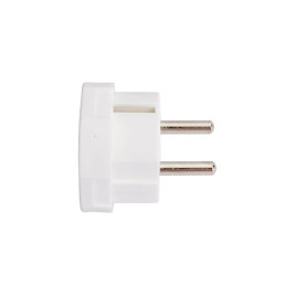 Переходник с английской вилки 13А, 250В, белый, AY-KA