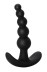Чёрная анальная пробка Bubbles Anal Plug - 11,5 см. - Артикул 88043
