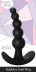 Чёрная анальная пробка Bubbles Anal Plug - 11,5 см. - Артикул 88043