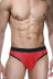 Красно-черные мужские трусы-тонги - Артикул 409247