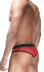 Красно-черные мужские трусы-тонги - Артикул 409247
