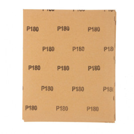 Шлифлист на бумажной основе, P 180, 230 х 280 мм, 10 шт, водостойкий
