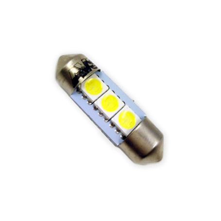 Лампы автомобильные светодиодные C5W T11, 12V, 0.2W, L-31мм CANBUS, SV8.5, AVS - 2 шт - Артикул A07043S_AV1