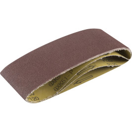 Лента абразивная бесконечная, P 120, 75 х 457 мм, 3 шт