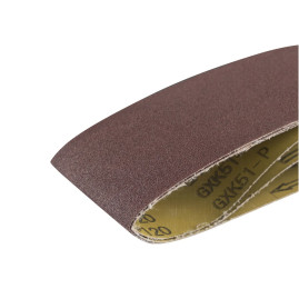 Лента абразивная бесконечная, P 120, 75 х 457 мм, 3 шт