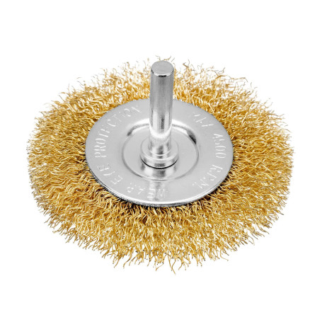 Набор щеток для дрели, 5 шт, 2 плоские, 50-75 мм, 3 &quot;чашки&quot;, 25-50-75 мм, со шпильками - Артикул 7449211