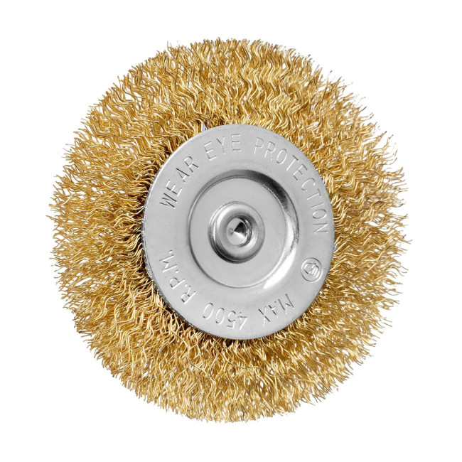 Набор щеток для дрели, 5 шт, 2 плоские, 50-75 мм, 3 "чашки", 25-50-75 мм, со шпильками - Артикул 7449211