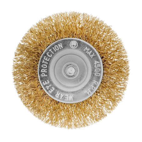 Набор щеток для дрели, 5 шт, 2 плоские, 50-75 мм, 3 &quot;чашки&quot;, 25-50-75 мм, со шпильками - Артикул 7449211