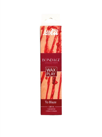 Низкотемпературная свеча для тактильной практики Wax Play To Blaze - Артикул 489168