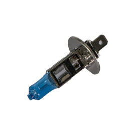 Лампа автомобильная галогеновая H1, 12V, 55Вт, P14.5s, 4000К, SUPER WHITE+30% XENITE - 2 шт