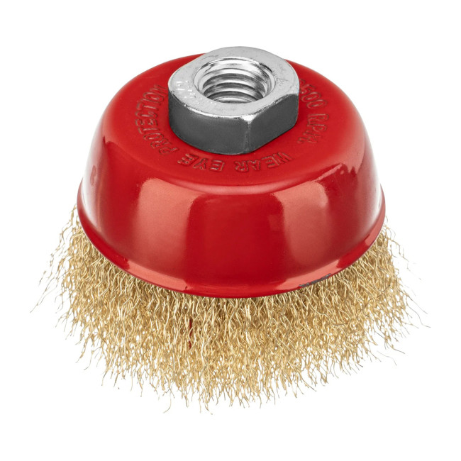 Чашка для УШМ зачистная 75 мм латуневая проволока - Артикул 7460411 Чашка для УШМ зачистная 75 мм латуневая проволока - Артикул 7460411