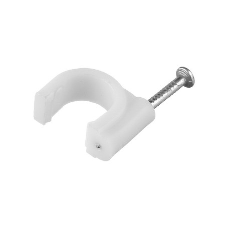 Скобы электроустановочные, 8 мм, круглый профиль, 50 шт. - Артикул 4751811