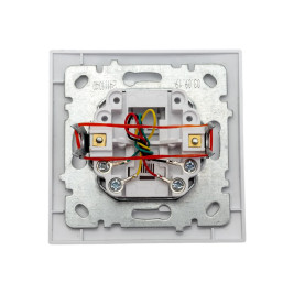Телефонная розетка NILSON 1СП RJ11 белая Touran