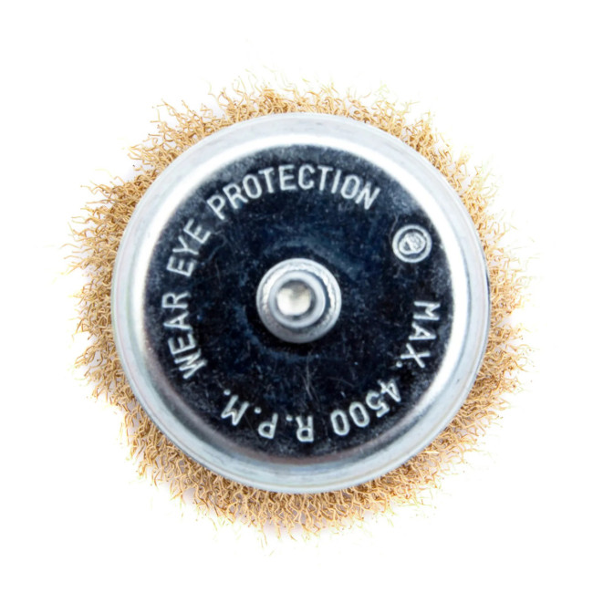 Щётка для дрели 75 мм латунная проволока 74478 - Артикул 7447811 Щётка для дрели 75 мм латунная проволока 74478 - Артикул 7447811