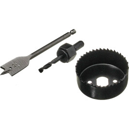 Набор для врезки замков сверло перовое 22 мм, коронка 67 мм