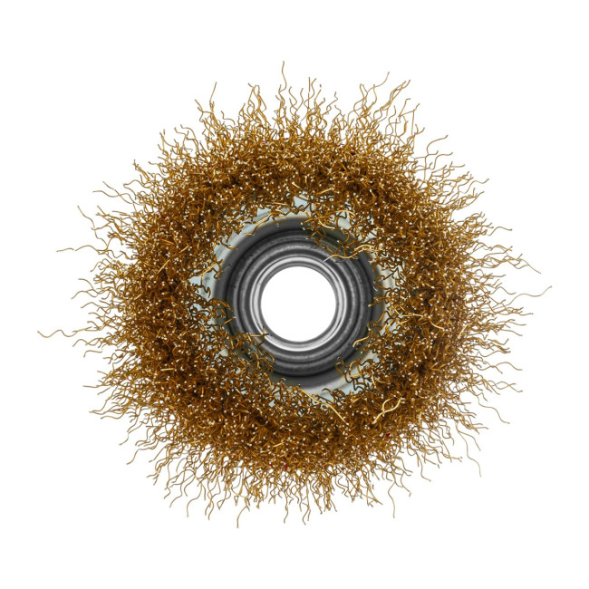 Щётка для ушм чашка латуневая проволока 65мм 74603 - Артикул 7460311 Щётка для ушм чашка латуневая проволока 65мм 74603 - Артикул 7460311