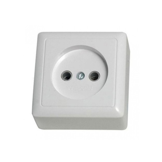 Розетка 1 ОП без з/к со шторками изол. пластина 10А Хит белая - Артикул RA10-137I-B Розетка 1 ОП без з/к со шторками изол. пластина 10А Хит белая - Артикул RA10-137I-B