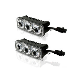 Дневные ходовые светодиодные огни DL-3 4.5W, 3LED Epistar, IP67, 5000K, 700LM, 2 шт