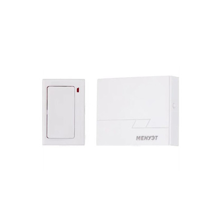 Звонок беспроводной Менуэт МН-01Б 16 мелодий дальность 50 м 2ААх1,5В - Артикул МН-01Б