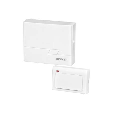 Звонок беспроводной Менуэт МН-01Б 16 мелодий дальность 50 м 2ААх1,5В - Артикул МН-01Б