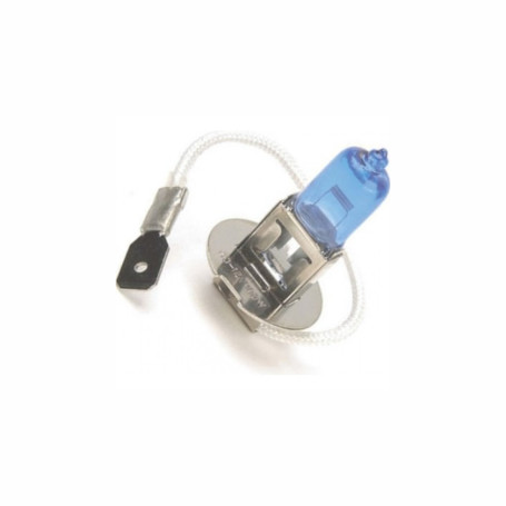 Лампа автомобильная галогеновая H3, 12V, 55Вт, PK22s, SUPER WHITE, LYNXAUTO - 1 шт - Артикул L10355B_LYN