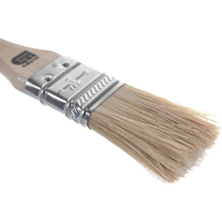 Кисть плоская, натуральная щетина, 25 мм - Артикул 8226111