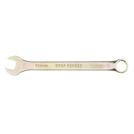 Ключ комбинированный, 11 мм, желтый цинк