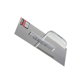 Гладилка из нержавеющей стали, 280 х 130 мм, деревянная ручка