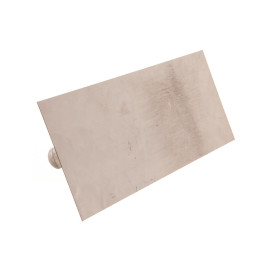 Гладилка из нержавеющей стали, 280 х 130 мм, деревянная ручка