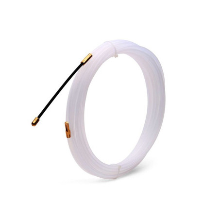 Протяжка кабельная, 15м, нейлон, d 3мм, латунный наконечник, заглушка. - Артикул 2800103