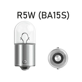Лампа автомобильная накаливания R5W, 12V, 5Вт, BA15s, NEOLUX - 2 шт