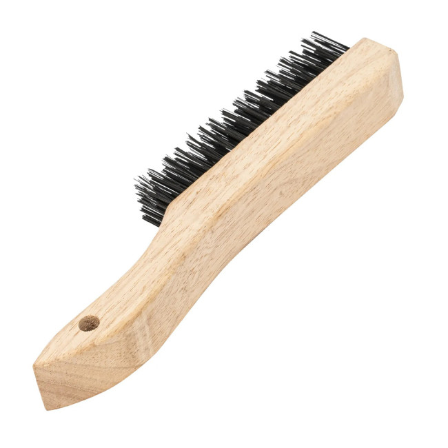 Щётка по металлу с деревянной ручкой зачистная 5 рядная 74805 - Артикул 7480511 Щётка по металлу с деревянной ручкой зачистная 5 рядная 74805 - Артикул 7480511