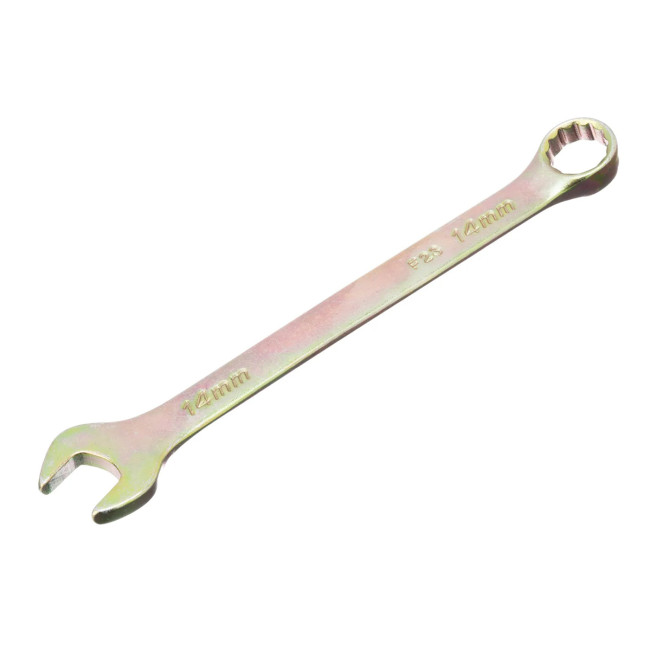 Ключ комбинированный, 14 мм, желтый цинк - Артикул 1498011 Ключ комбинированный, 14 мм, желтый цинк - Артикул 1498011