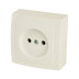 Розетка без заземления открытой проводки цвет Бежевый NILSON - Артикул 26121015