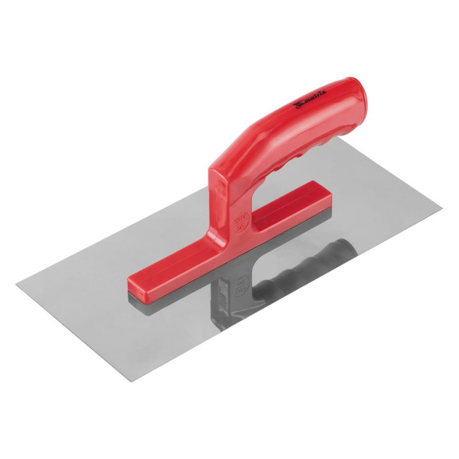 Гладилка из нержавеющей стали, 280 х 130 мм, зеркальная полировка, пластмассовая ручка - Артикул 8677611