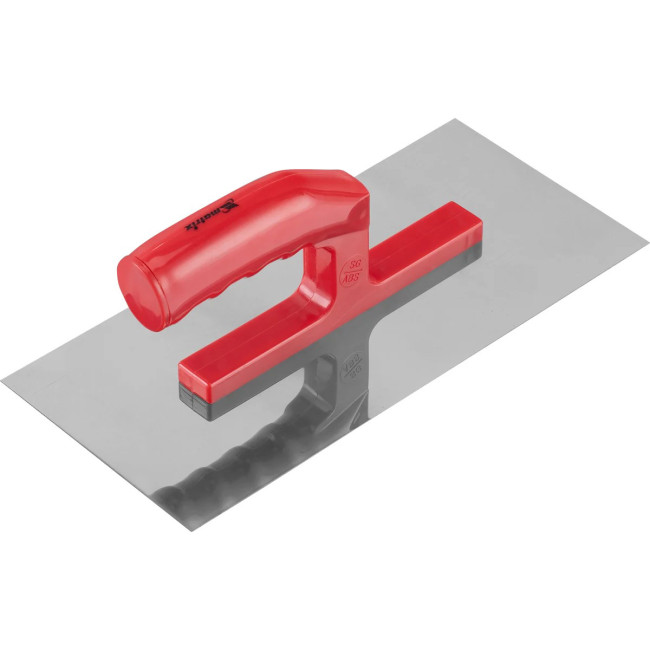 Гладилка из нержавеющей стали, 280 х 130 мм, зеркальная полировка, пластмассовая ручка - Артикул 8677611