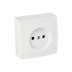 Розетка без заземления открытой проводки цвет Белый NILSON - Артикул 26111015