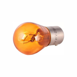 Лампа автомобильная накаливания PY21W, 12V, 21Вт, BA15s, MAGNETI MARELLI - 1 шт
