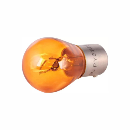 Лампа автомобильная накаливания PY21W, 12V, 21Вт, BA15s, MAGNETI MARELLI - 1 шт - Артикул 008507100000_MM