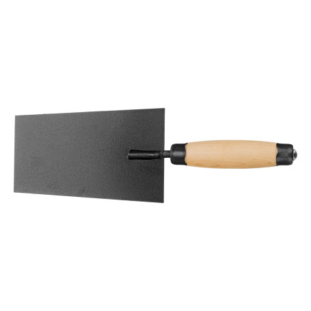 Кельма отделочника, стальная, трапеция, деревянная усиленная ручка - Артикул 8624111