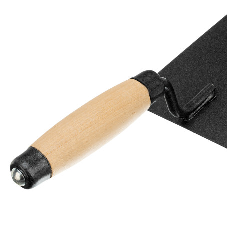 Кельма отделочника, стальная, трапеция, деревянная усиленная ручка - Артикул 8624111