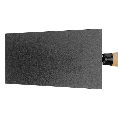 Кельма отделочника, стальная, трапеция, деревянная усиленная ручка - Артикул 8624111