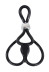 Лассо с подхватом мошонки Triple Ball-und Cockring - Артикул 71355
