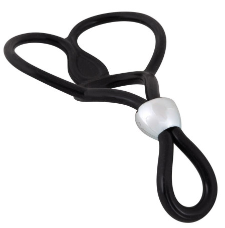 Лассо с подхватом мошонки Triple Ball-und Cockring - Артикул 71355